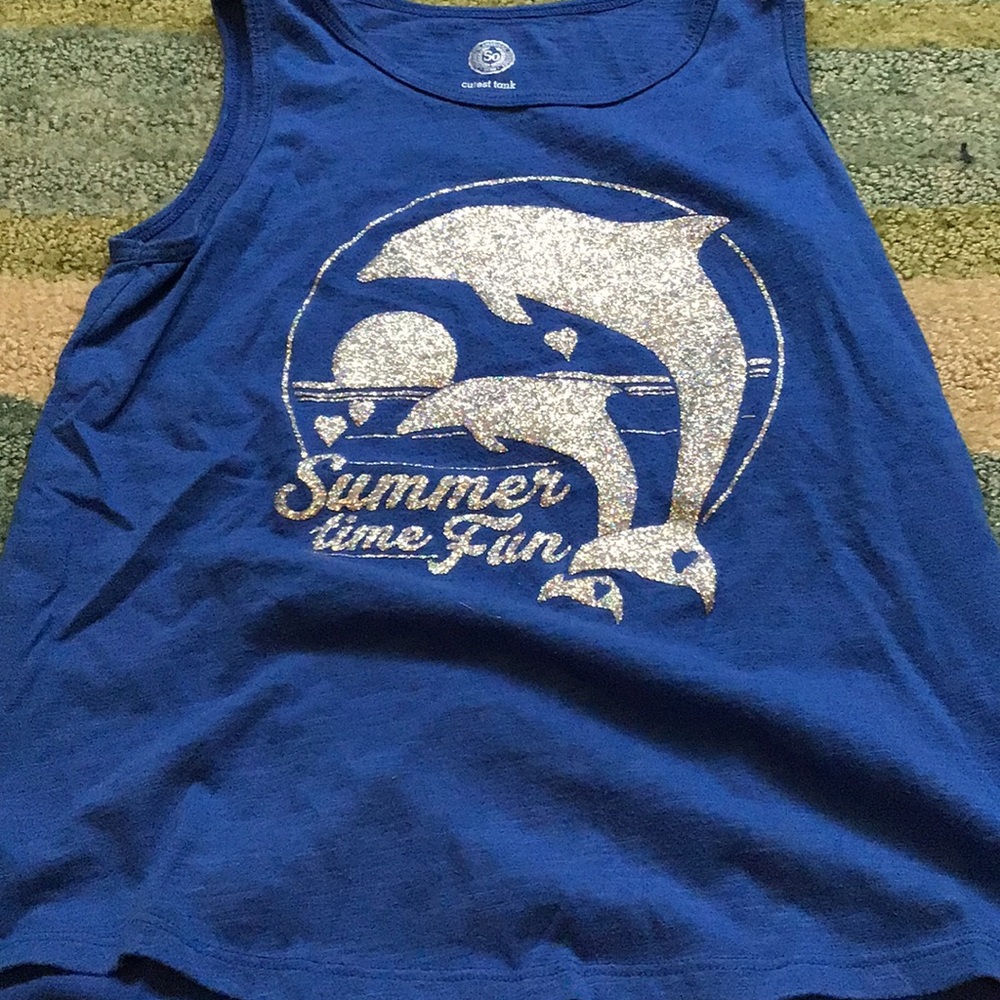 SO 10 Girls Sleeveless Tee/ Tank Top